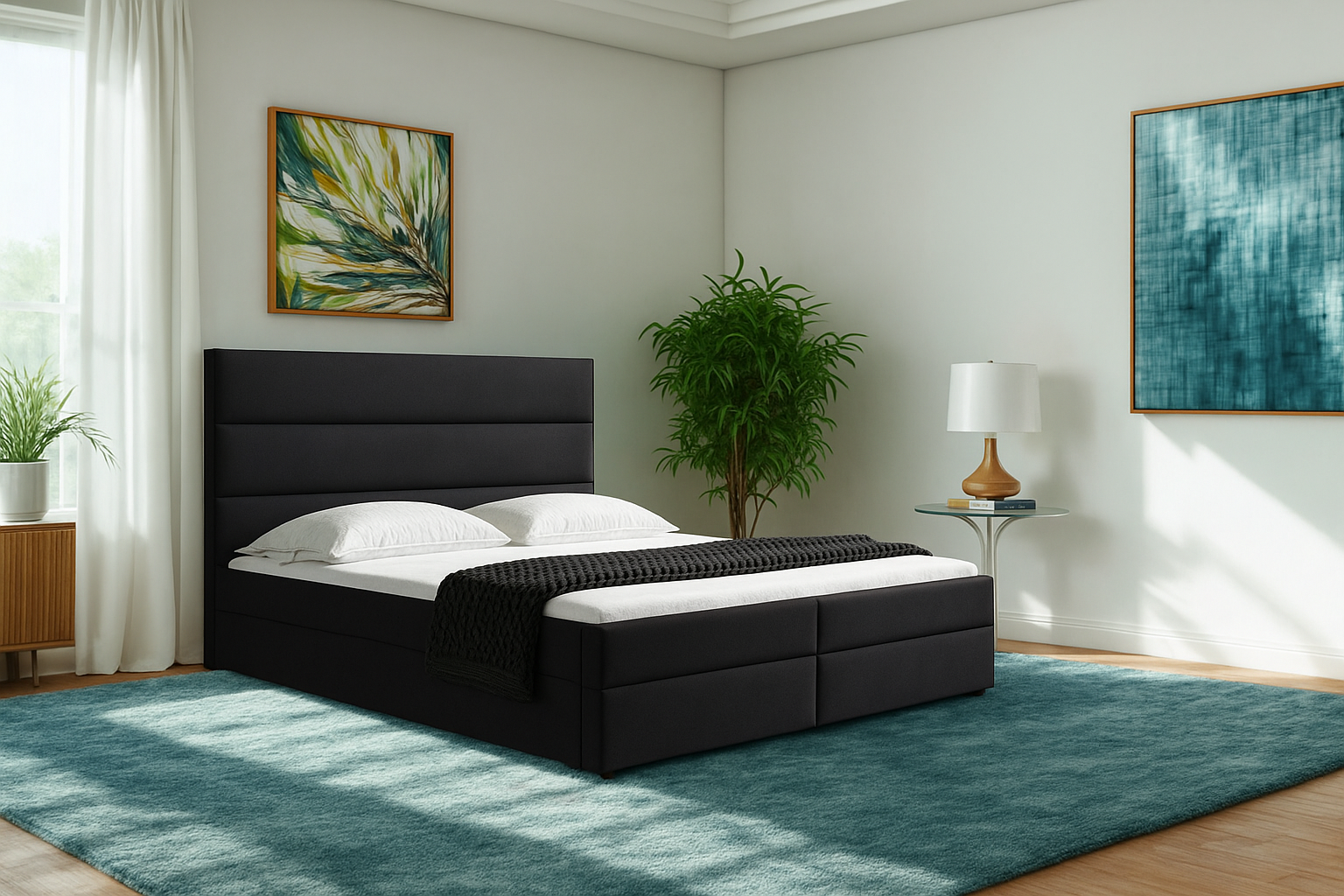 Łóżko kontynentalne 120 x 200 CANARIA - Image 3