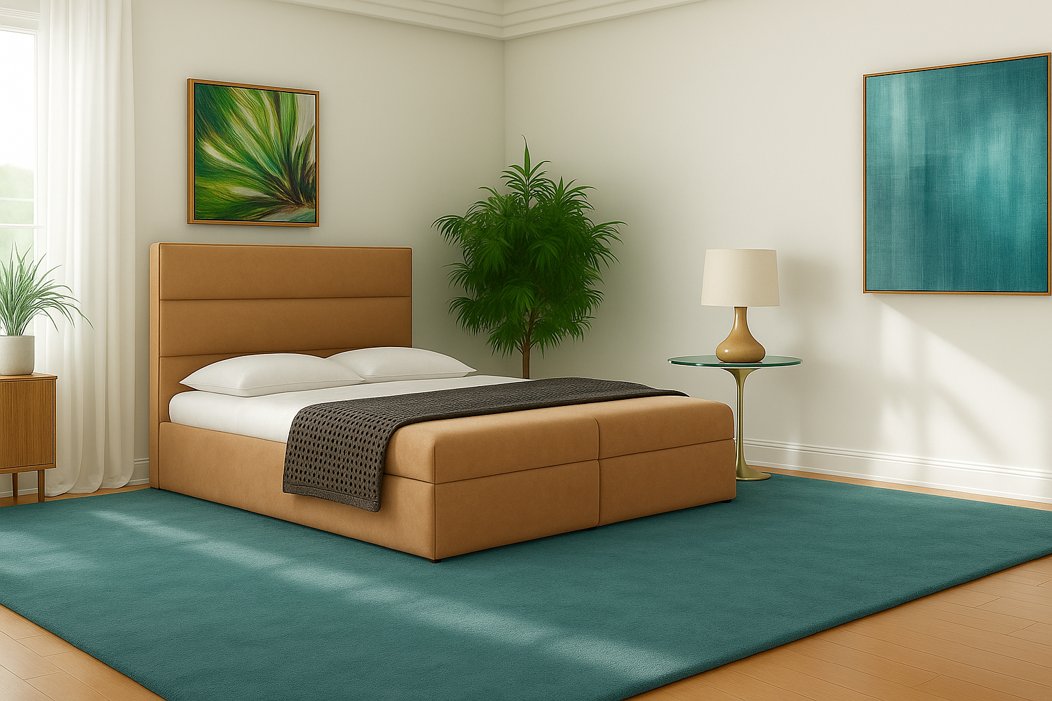 Łóżko kontynentalne 120 x 200 CANARIA - Image 5