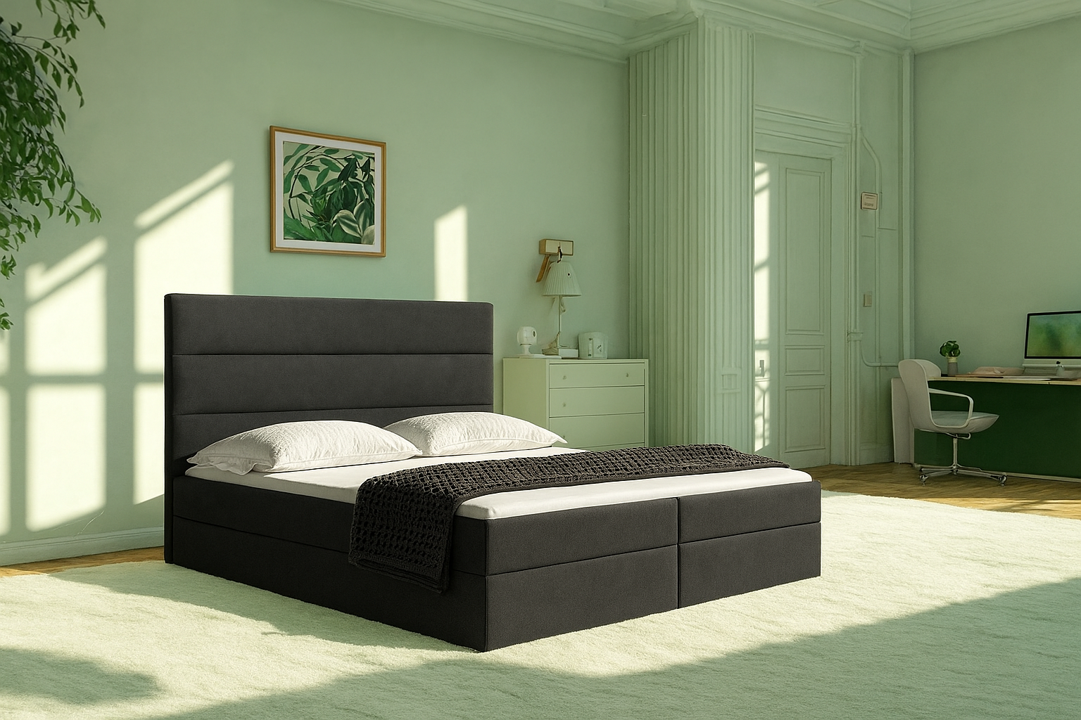 Łóżko kontynentalne 120 x 200 CANARIA - Image 2