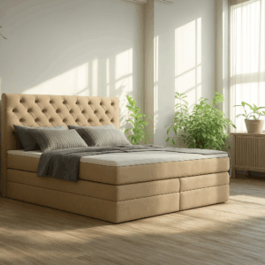 Łóżko kontynentalne 140x200 MADERA DUO