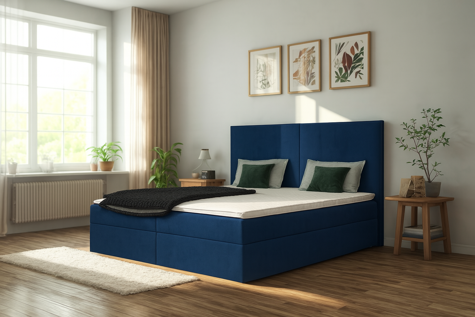 Łóżko kontynentalne 180x200 PORTO - obrazek 3