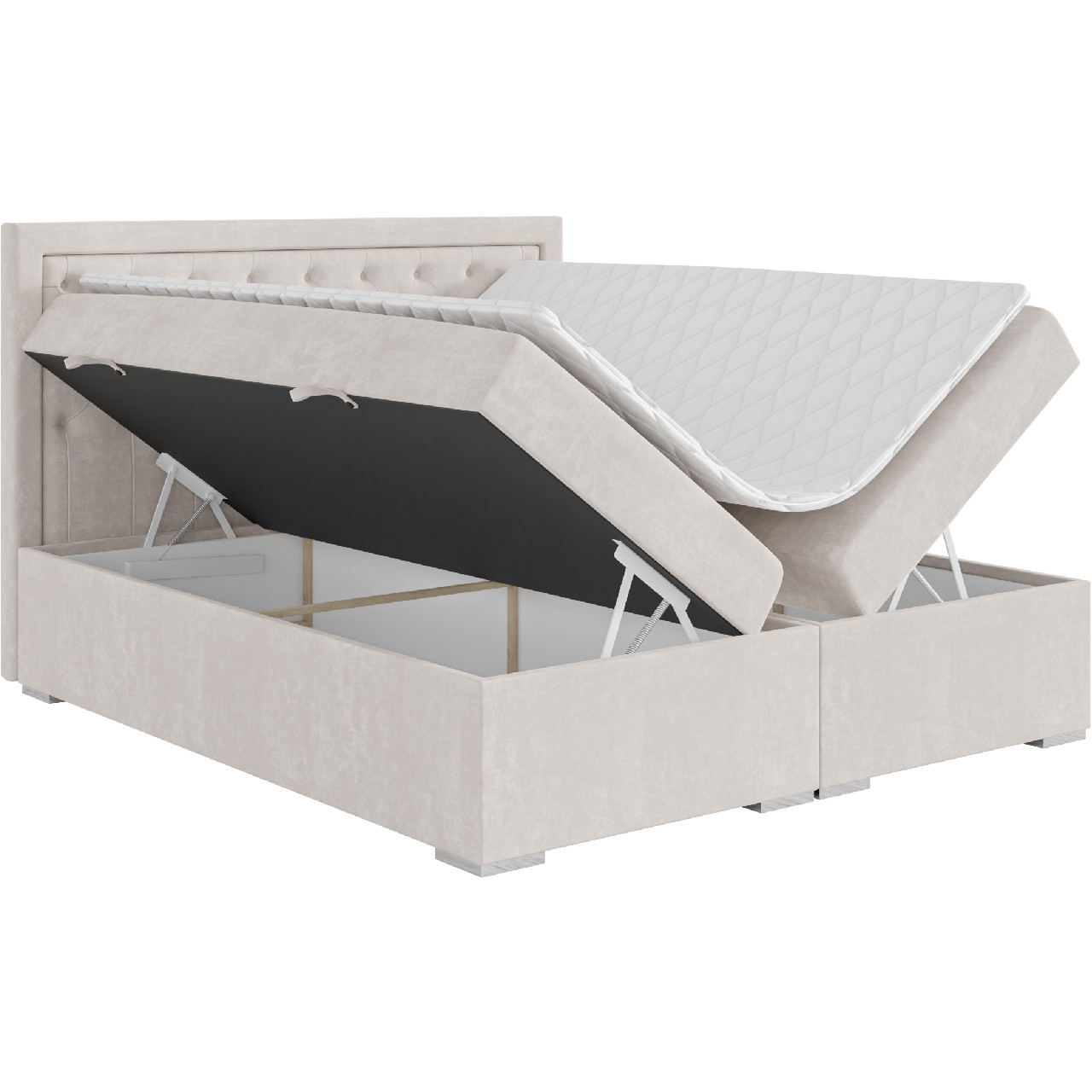 Łóżko kontynentalne CASSIDY 160x200 #personalizuj