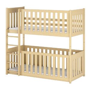 Drewniane łóżko piętrowe KORDIAN 90x200