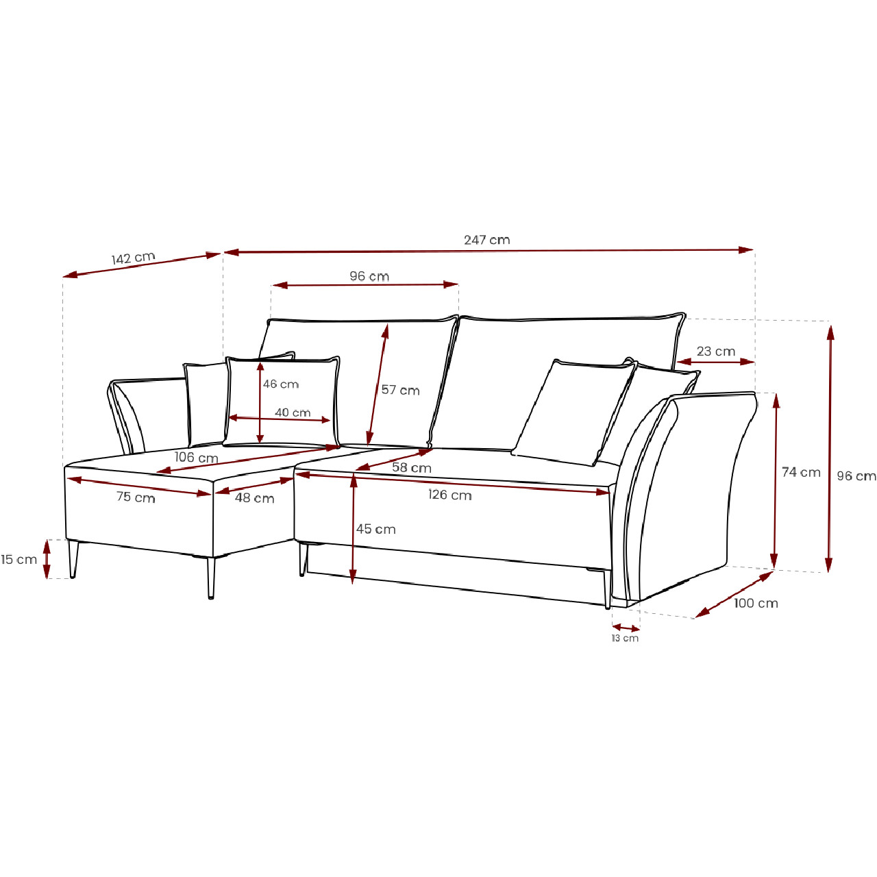 Narożnik BERGI tiffany 08 - obrazek 2