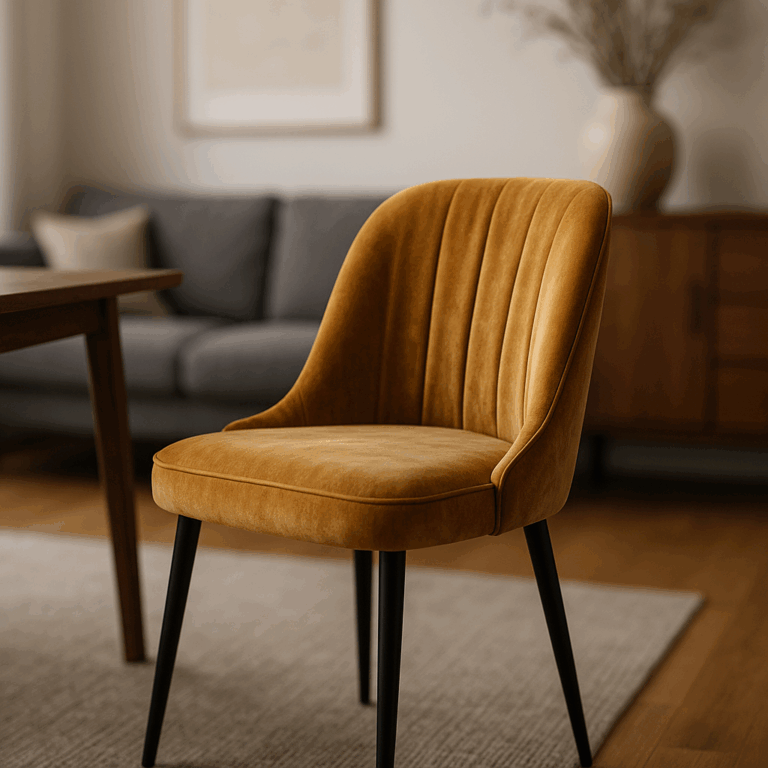 Krzesła welurowe - elegancja i styl w twoim wnętrzu