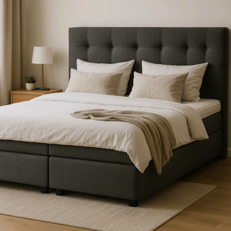 Łóżko kontynentalne 180x200 idealne do sypialni