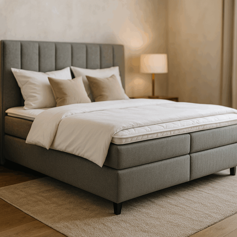 Łóżka kontynentalne 180x200 komfort i elegancja w sypialni