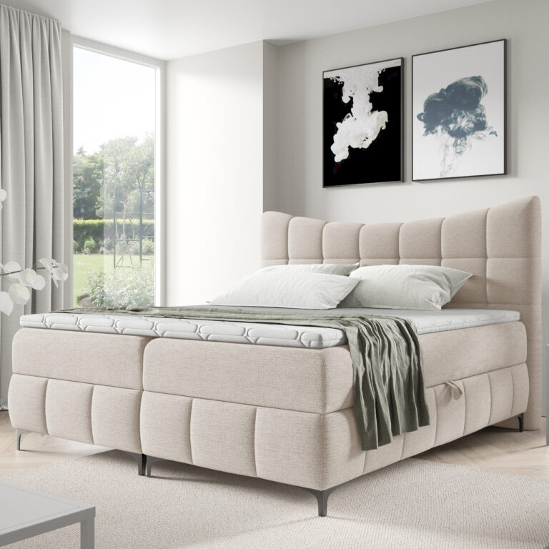 Łóżko kontynentalne CHEVAL 120x200 komfort i styl