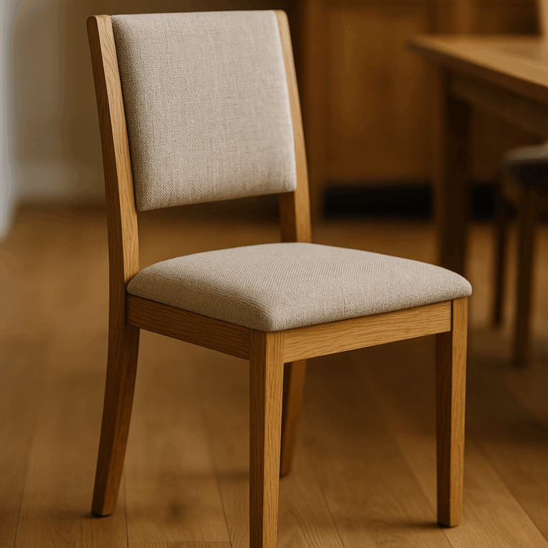Krzesła dębowe tapicerowane elegancja i trwałość