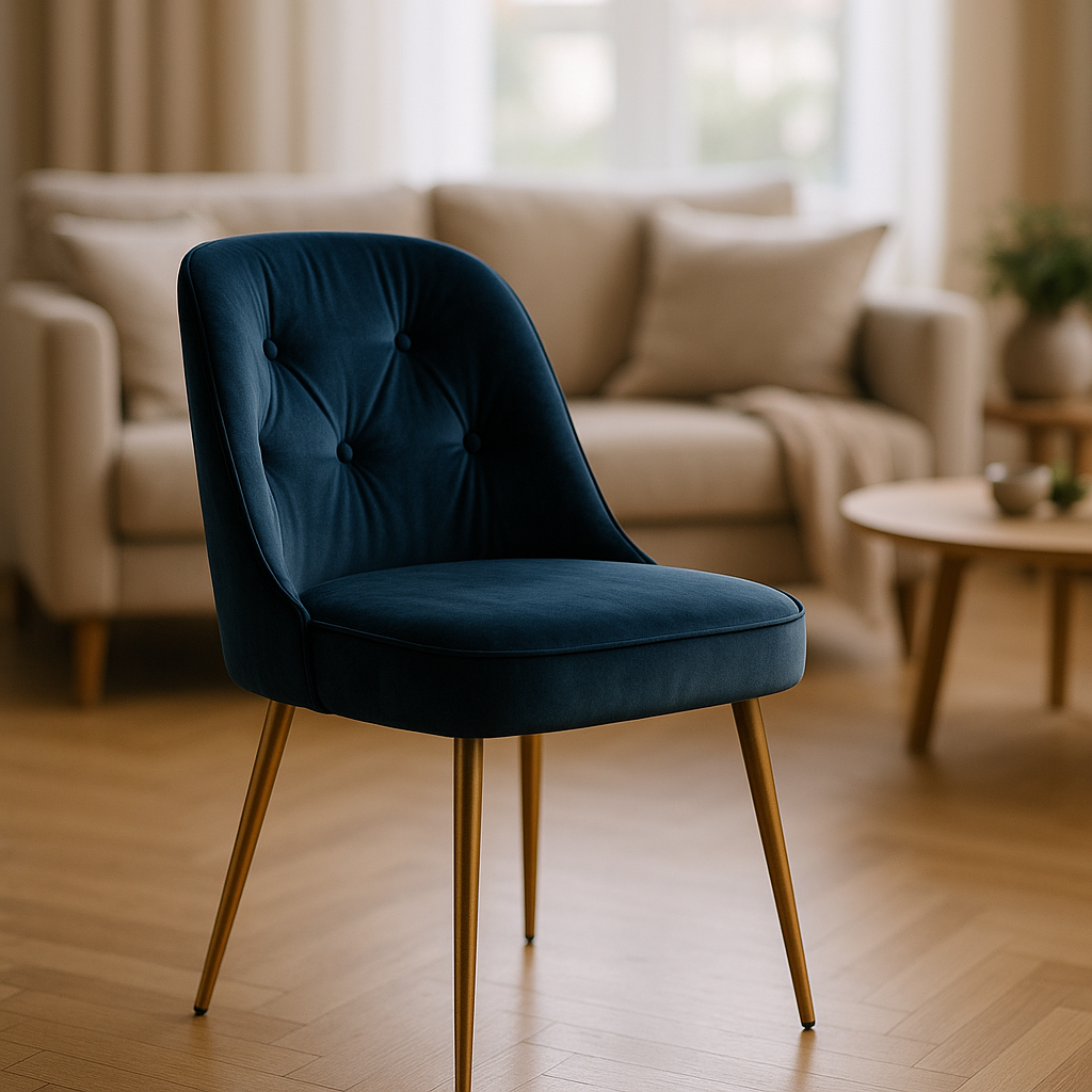 Krzesła welurowe do salonu - elegancja i komfort