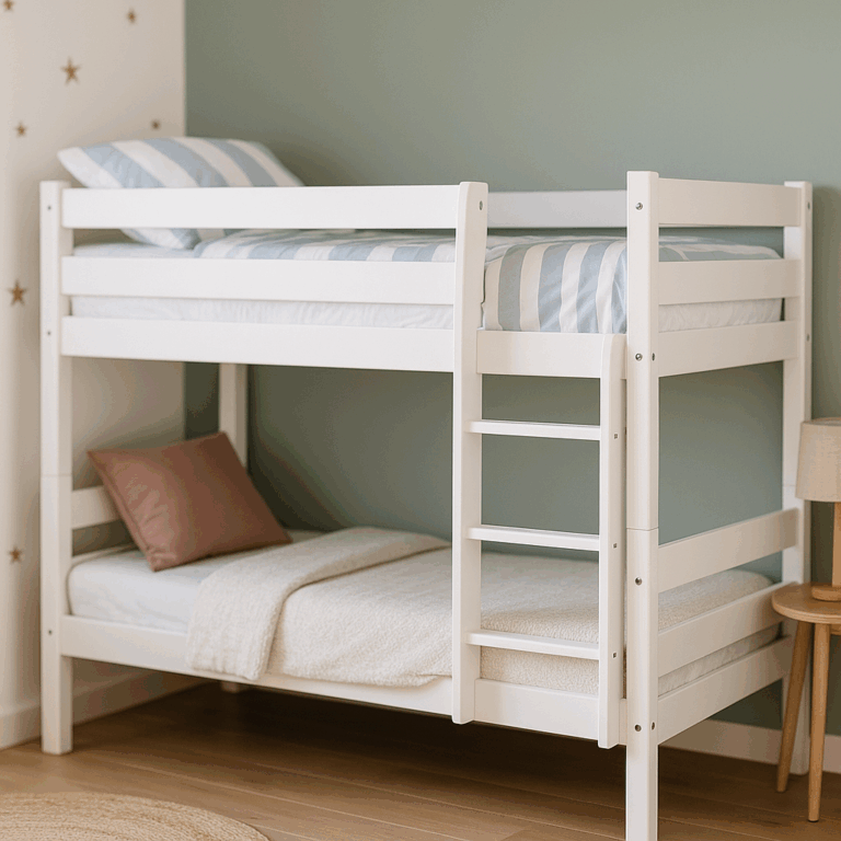 Łóżko piętrowe 200x90: funkcjonalność i styl w pokoju dziecięcym