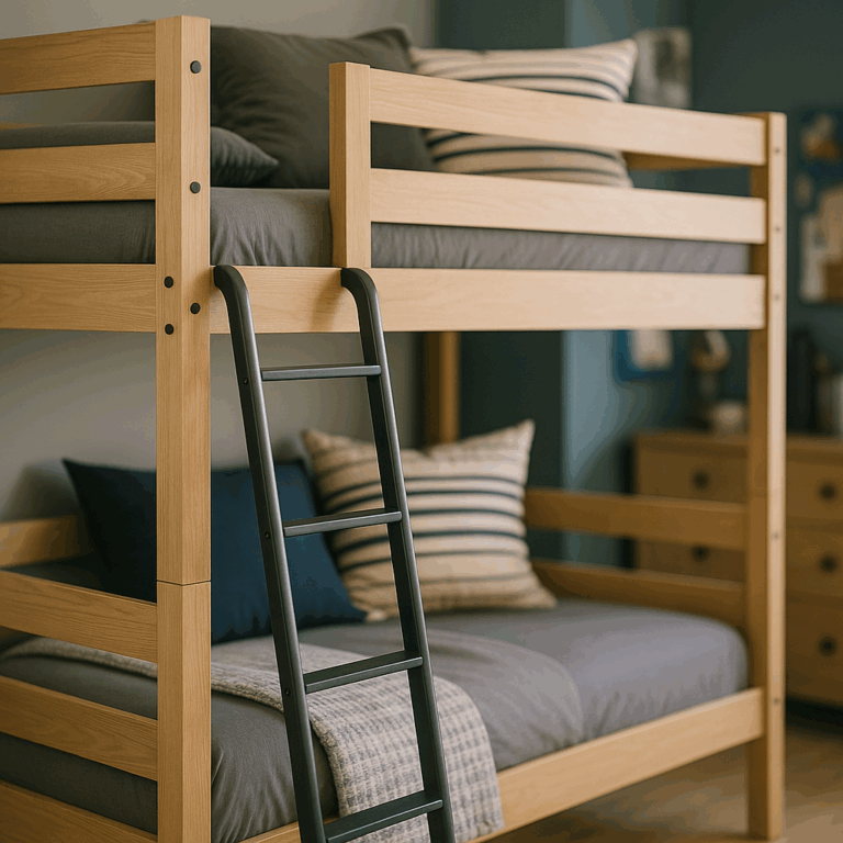 Łóżko piętrowe młodzieżowe funkcjonalność i styl
