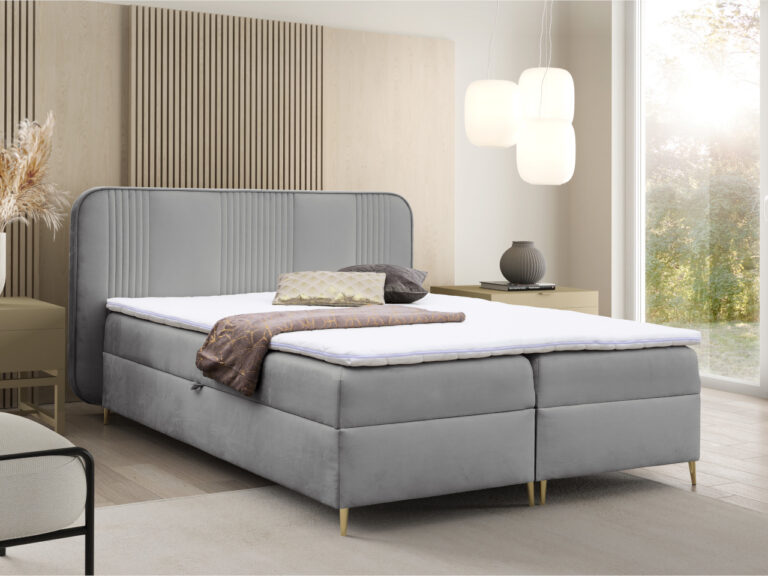 Łóżko kontynentalne DANDY 180x200 z topperem GRATIS