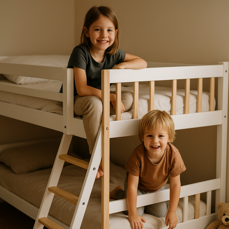Łóżko piętrowe dla dzieci - funkcjonalność i zabawa