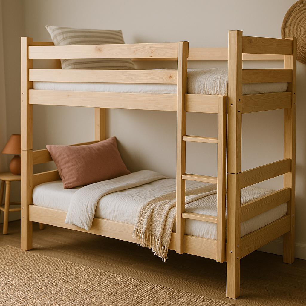 Łóżka piętrowe 80x180 cm: funkcjonalność i styl