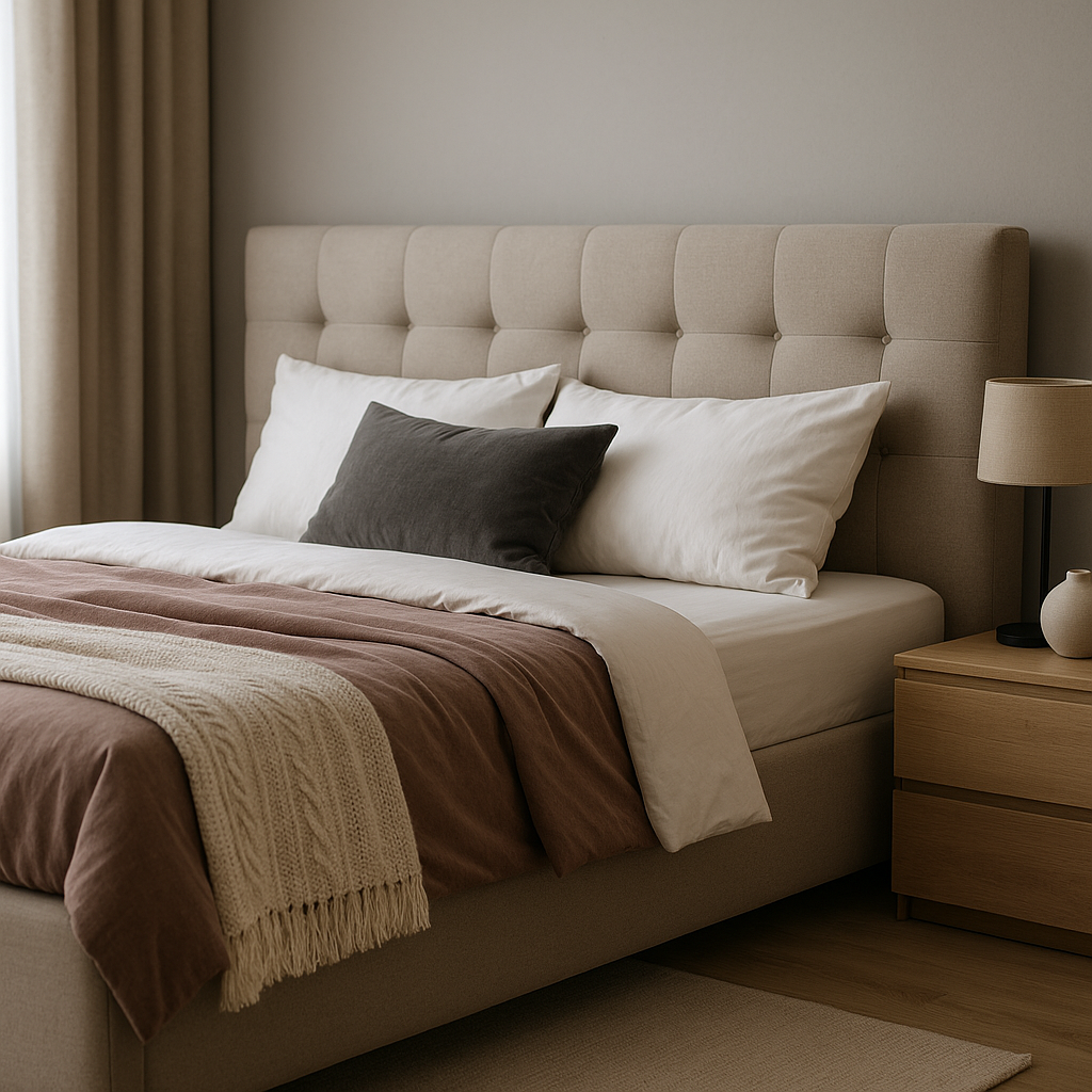 Łóżka tapicerowane Agata: styl i wygoda w sypialni