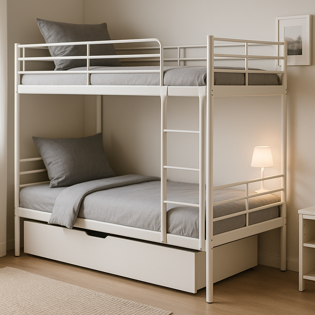 Łóżko piętrowe IKEA - funkcjonalność i styl w pokoju