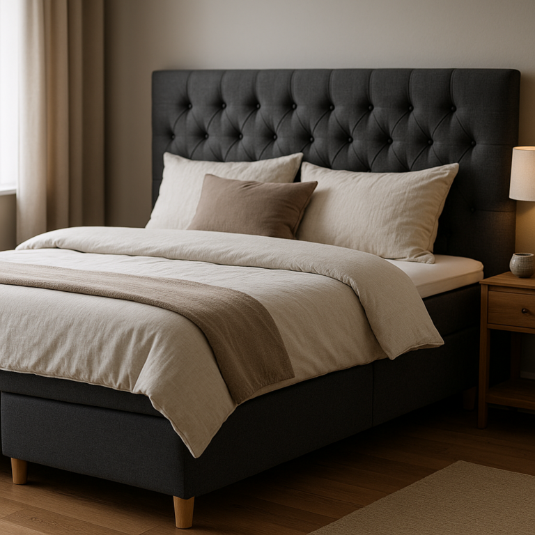 Łóżko kontynentalne JYSK: komfort i elegancja w sypialni