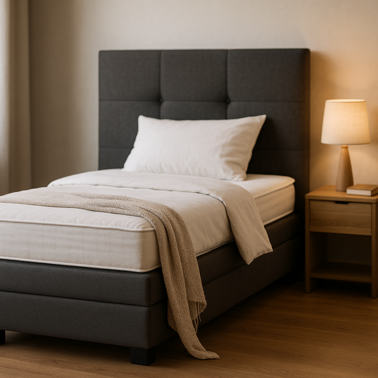 Łóżko kontynentalne 80x200 – komfort i styl w sypialni